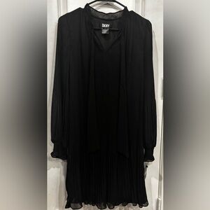 DKNY Black Long Sleeve Dress